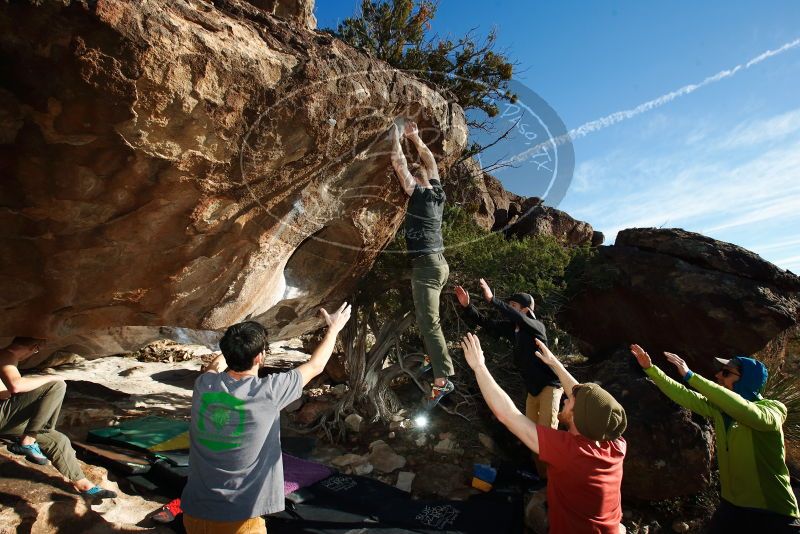 Bouldering in Hueco Tanks on 12/13/2019 with Blue Lizard Climbing and Yoga

Filename: SRM_20191213_1627030.jpg
Aperture: f/7.1
Shutter Speed: 1/250
Body: Canon EOS-1D Mark II
Lens: Canon EF 16-35mm f/2.8 L