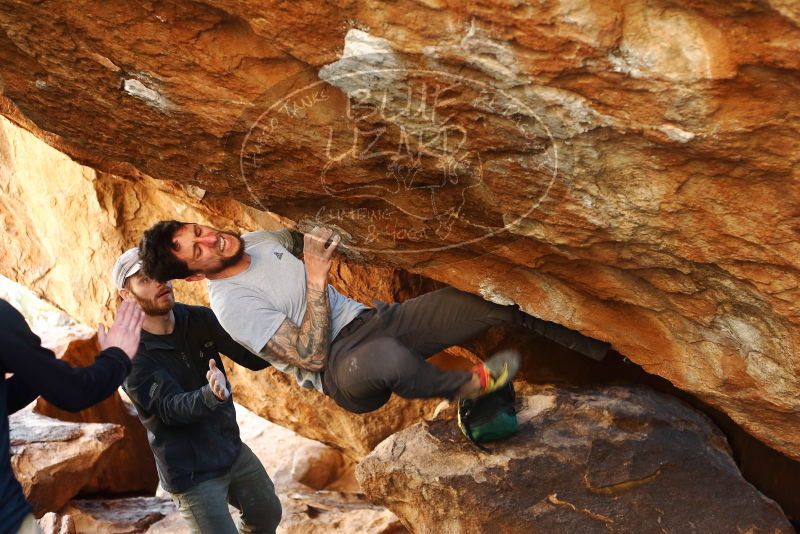 Bouldering in Hueco Tanks on 12/13/2019 with Blue Lizard Climbing and Yoga

Filename: SRM_20191213_1643351.jpg
Aperture: f/3.2
Shutter Speed: 1/250
Body: Canon EOS-1D Mark II
Lens: Canon EF 50mm f/1.8 II