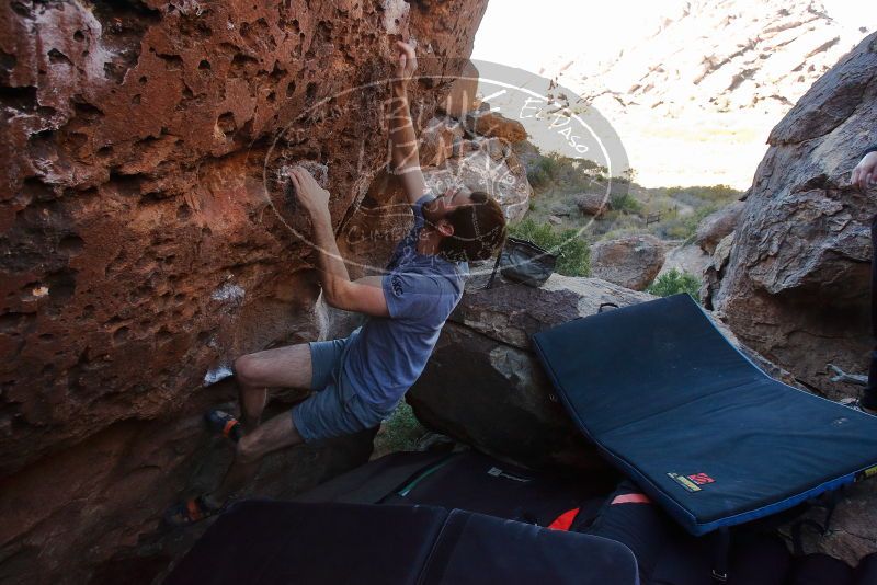 Bouldering in Hueco Tanks on 12/14/2019 with Blue Lizard Climbing and Yoga

Filename: SRM_20191214_1131390.jpg
Aperture: f/5.6
Shutter Speed: 1/250
Body: Canon EOS-1D Mark II
Lens: Canon EF 16-35mm f/2.8 L