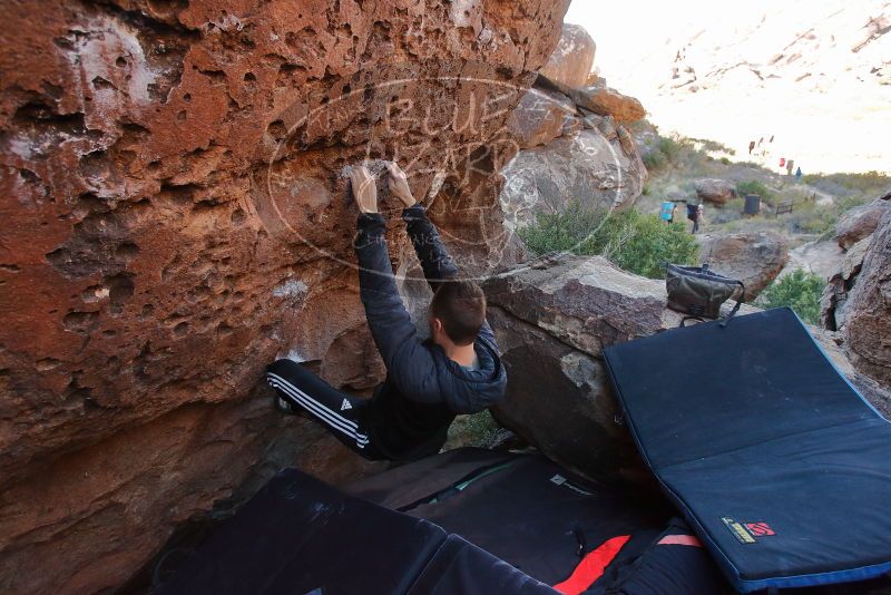 Bouldering in Hueco Tanks on 12/14/2019 with Blue Lizard Climbing and Yoga

Filename: SRM_20191214_1132490.jpg
Aperture: f/4.5
Shutter Speed: 1/250
Body: Canon EOS-1D Mark II
Lens: Canon EF 16-35mm f/2.8 L