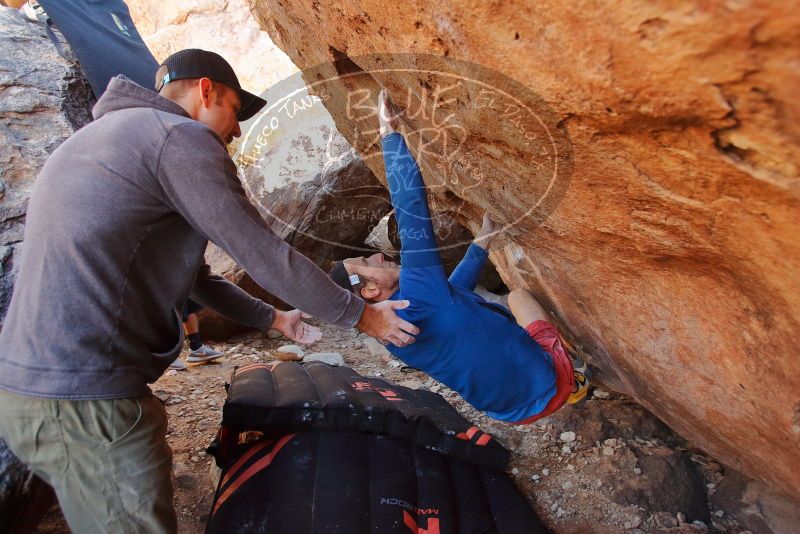 Bouldering in Hueco Tanks on 12/14/2019 with Blue Lizard Climbing and Yoga

Filename: SRM_20191214_1151270.jpg
Aperture: f/3.2
Shutter Speed: 1/320
Body: Canon EOS-1D Mark II
Lens: Canon EF 16-35mm f/2.8 L