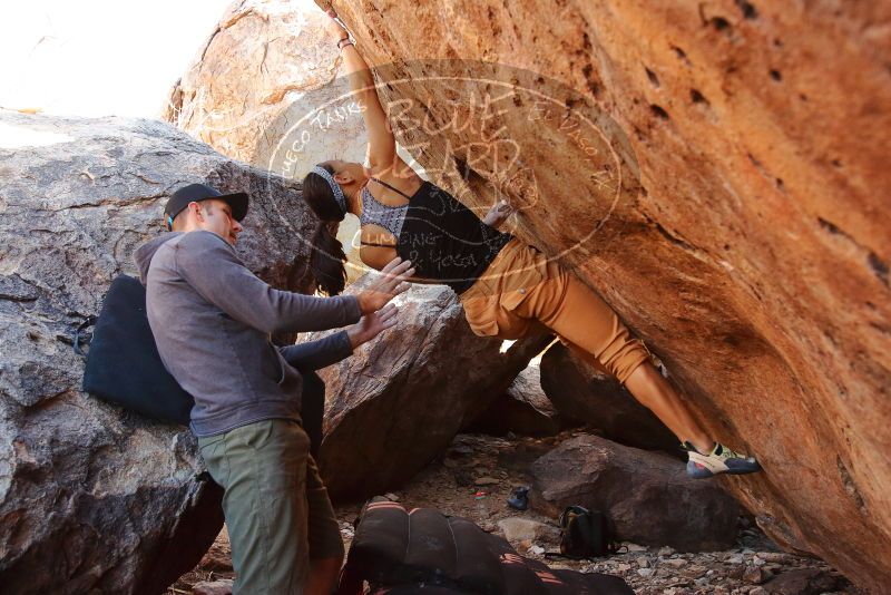 Bouldering in Hueco Tanks on 12/14/2019 with Blue Lizard Climbing and Yoga

Filename: SRM_20191214_1159080.jpg
Aperture: f/5.0
Shutter Speed: 1/250
Body: Canon EOS-1D Mark II
Lens: Canon EF 16-35mm f/2.8 L