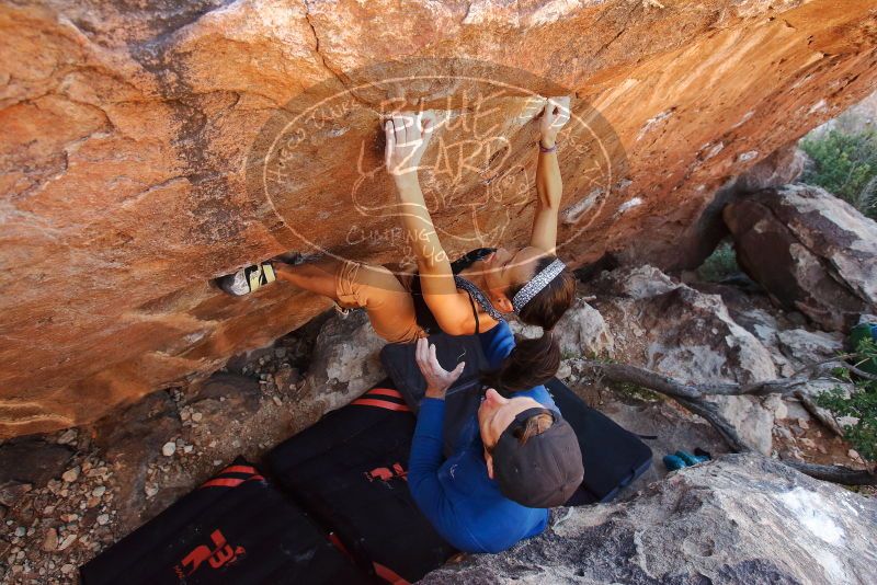 Bouldering in Hueco Tanks on 12/14/2019 with Blue Lizard Climbing and Yoga

Filename: SRM_20191214_1202380.jpg
Aperture: f/5.0
Shutter Speed: 1/250
Body: Canon EOS-1D Mark II
Lens: Canon EF 16-35mm f/2.8 L