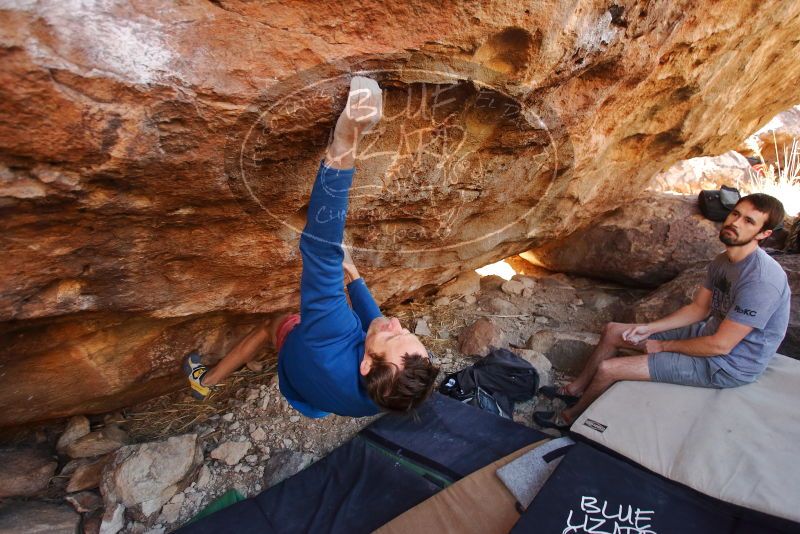 Bouldering in Hueco Tanks on 12/14/2019 with Blue Lizard Climbing and Yoga

Filename: SRM_20191214_1214200.jpg
Aperture: f/3.2
Shutter Speed: 1/320
Body: Canon EOS-1D Mark II
Lens: Canon EF 16-35mm f/2.8 L