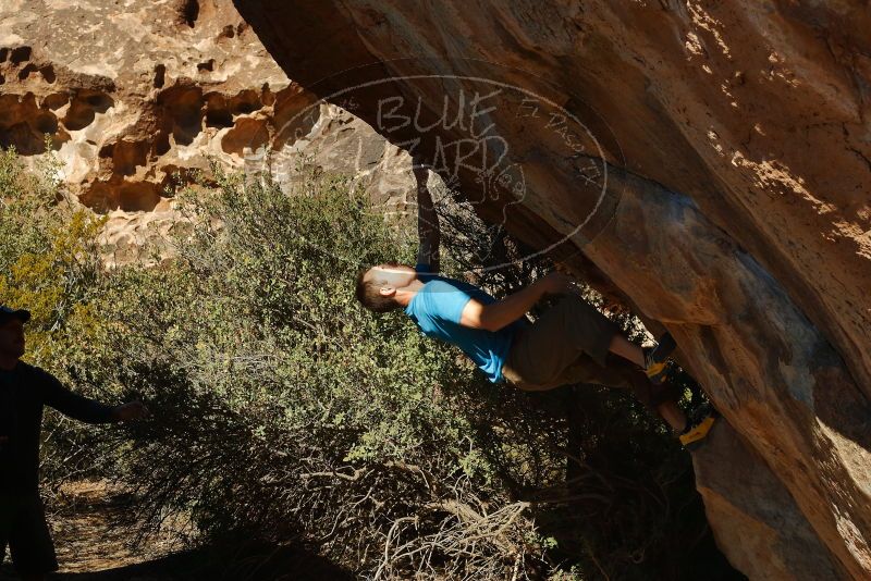 Bouldering in Hueco Tanks on 12/14/2019 with Blue Lizard Climbing and Yoga

Filename: SRM_20191214_1334310.jpg
Aperture: f/7.1
Shutter Speed: 1/250
Body: Canon EOS-1D Mark II
Lens: Canon EF 50mm f/1.8 II