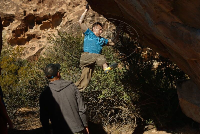 Bouldering in Hueco Tanks on 12/14/2019 with Blue Lizard Climbing and Yoga

Filename: SRM_20191214_1336290.jpg
Aperture: f/4.5
Shutter Speed: 1/500
Body: Canon EOS-1D Mark II
Lens: Canon EF 50mm f/1.8 II