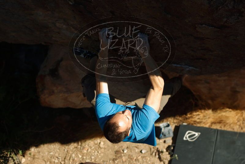 Bouldering in Hueco Tanks on 12/14/2019 with Blue Lizard Climbing and Yoga

Filename: SRM_20191214_1336480.jpg
Aperture: f/4.0
Shutter Speed: 1/500
Body: Canon EOS-1D Mark II
Lens: Canon EF 50mm f/1.8 II