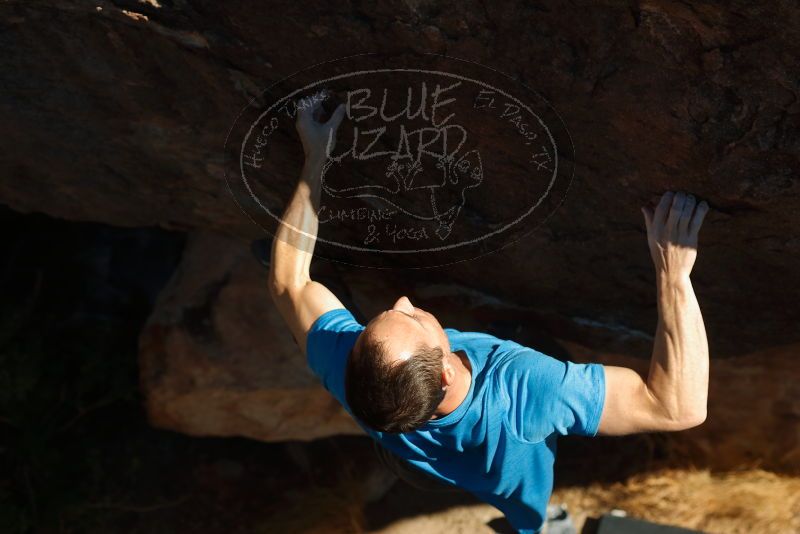 Bouldering in Hueco Tanks on 12/14/2019 with Blue Lizard Climbing and Yoga

Filename: SRM_20191214_1336550.jpg
Aperture: f/3.5
Shutter Speed: 1/500
Body: Canon EOS-1D Mark II
Lens: Canon EF 50mm f/1.8 II