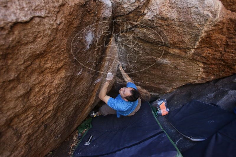 Bouldering in Hueco Tanks on 12/14/2019 with Blue Lizard Climbing and Yoga

Filename: SRM_20191214_1528100.jpg
Aperture: f/3.5
Shutter Speed: 1/250
Body: Canon EOS-1D Mark II
Lens: Canon EF 16-35mm f/2.8 L