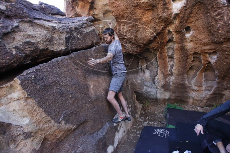 Bouldering in Hueco Tanks on 12/14/2019 with Blue Lizard Climbing and Yoga

Filename: SRM_20191214_1614090.jpg
Aperture: f/5.0
Shutter Speed: 1/250
Body: Canon EOS-1D Mark II
Lens: Canon EF 16-35mm f/2.8 L