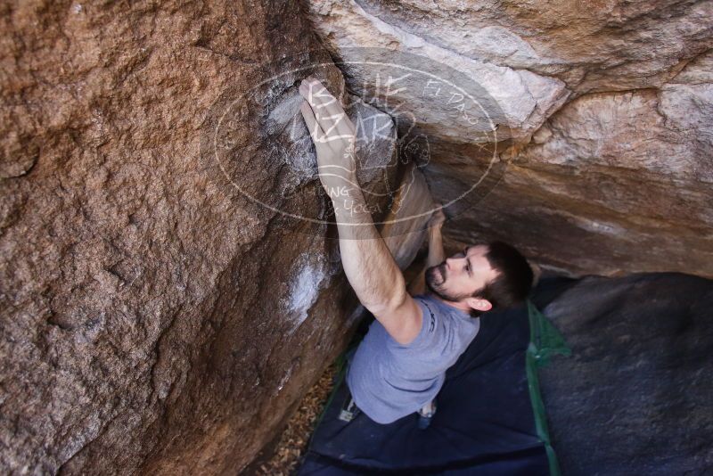 Bouldering in Hueco Tanks on 12/14/2019 with Blue Lizard Climbing and Yoga
Filename: SRM_20191214_1628310.jpg
Aperture: f/4.5
Shutter Speed: 1/250
Body: Canon EOS-1D Mark II
Lens: Canon EF 16-35mm f/2.8 L