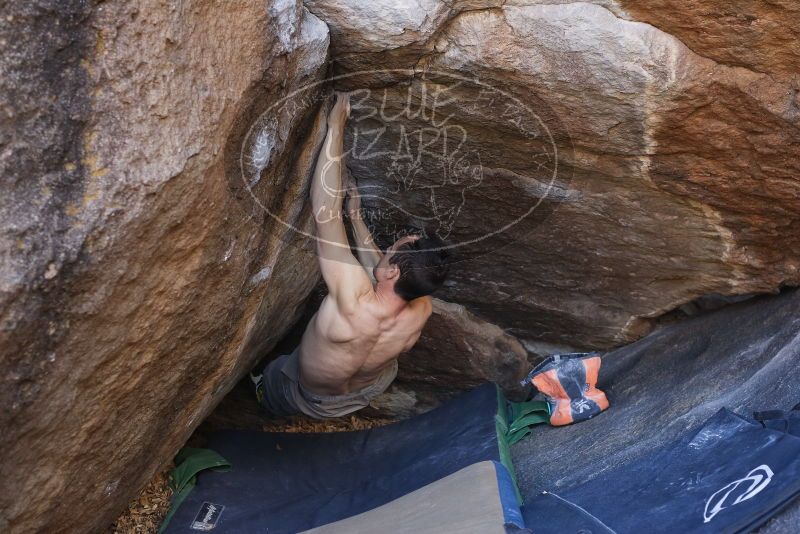 Bouldering in Hueco Tanks on 12/14/2019 with Blue Lizard Climbing and Yoga

Filename: SRM_20191214_1630430.jpg
Aperture: f/4.0
Shutter Speed: 1/250
Body: Canon EOS-1D Mark II
Lens: Canon EF 50mm f/1.8 II