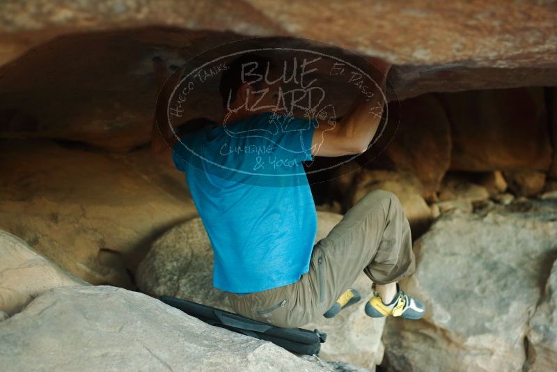 Bouldering in Hueco Tanks on 12/14/2019 with Blue Lizard Climbing and Yoga

Filename: SRM_20191214_1732320.jpg
Aperture: f/2.5
Shutter Speed: 1/250
Body: Canon EOS-1D Mark II
Lens: Canon EF 50mm f/1.8 II