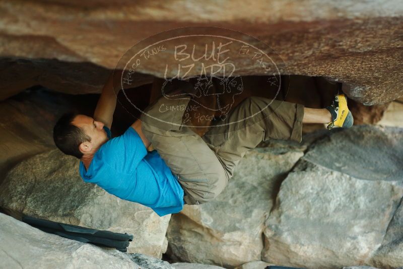 Bouldering in Hueco Tanks on 12/14/2019 with Blue Lizard Climbing and Yoga

Filename: SRM_20191214_1732350.jpg
Aperture: f/2.8
Shutter Speed: 1/250
Body: Canon EOS-1D Mark II
Lens: Canon EF 50mm f/1.8 II