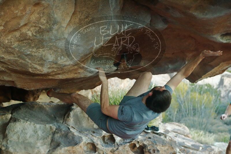 Bouldering in Hueco Tanks on 12/14/2019 with Blue Lizard Climbing and Yoga

Filename: SRM_20191214_1737060.jpg
Aperture: f/4.5
Shutter Speed: 1/250
Body: Canon EOS-1D Mark II
Lens: Canon EF 50mm f/1.8 II