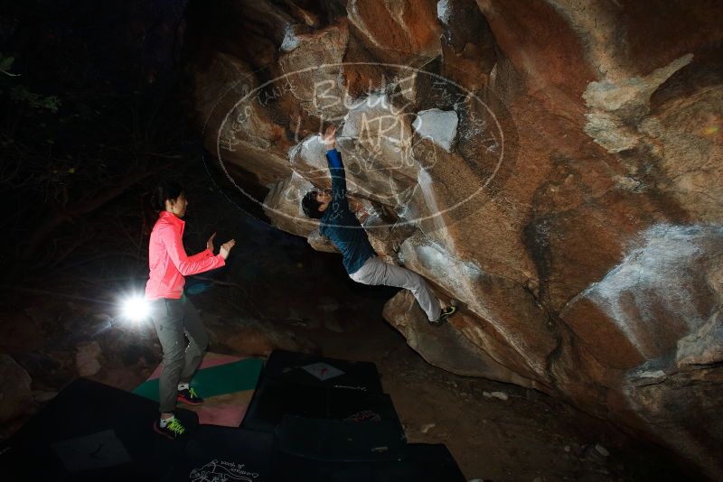 Bouldering in Hueco Tanks on 12/15/2019 with Blue Lizard Climbing and Yoga

Filename: SRM_20191215_1039270.jpg
Aperture: f/8.0
Shutter Speed: 1/250
Body: Canon EOS-1D Mark II
Lens: Canon EF 16-35mm f/2.8 L