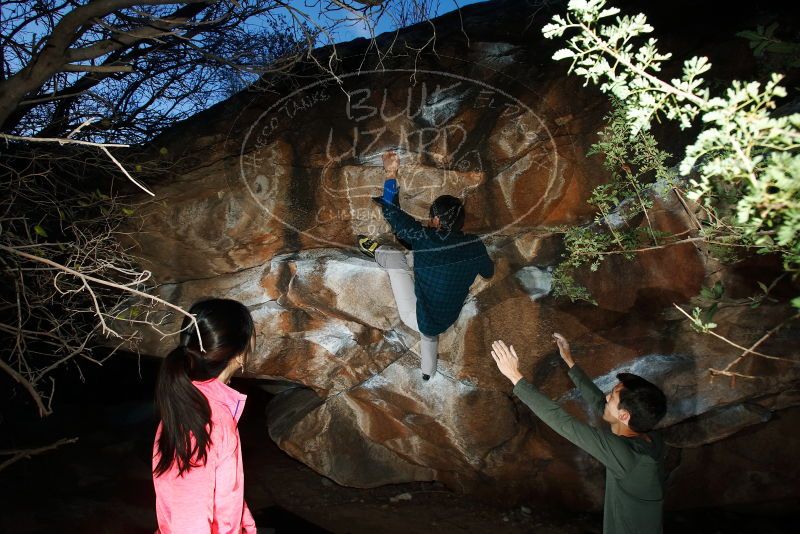 Bouldering in Hueco Tanks on 12/15/2019 with Blue Lizard Climbing and Yoga

Filename: SRM_20191215_1040010.jpg
Aperture: f/8.0
Shutter Speed: 1/250
Body: Canon EOS-1D Mark II
Lens: Canon EF 16-35mm f/2.8 L