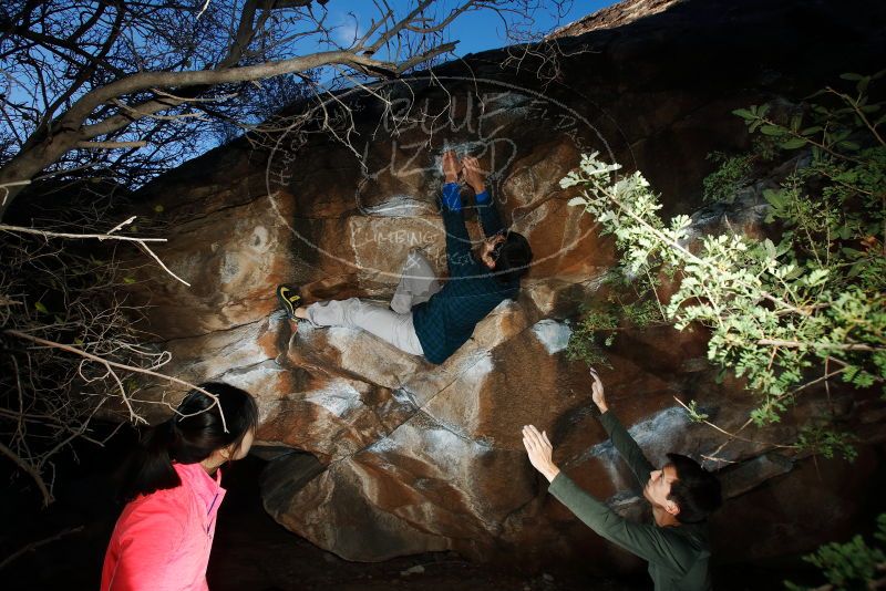 Bouldering in Hueco Tanks on 12/15/2019 with Blue Lizard Climbing and Yoga

Filename: SRM_20191215_1040050.jpg
Aperture: f/8.0
Shutter Speed: 1/250
Body: Canon EOS-1D Mark II
Lens: Canon EF 16-35mm f/2.8 L