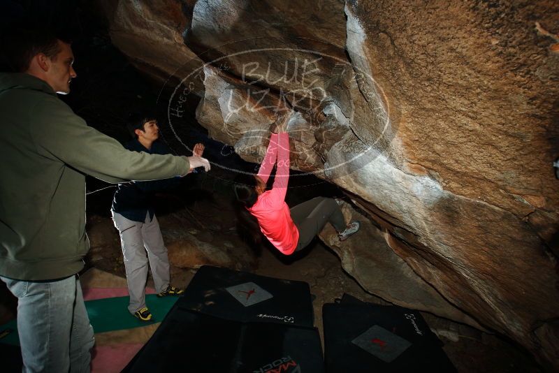 Bouldering in Hueco Tanks on 12/15/2019 with Blue Lizard Climbing and Yoga

Filename: SRM_20191215_1046220.jpg
Aperture: f/8.0
Shutter Speed: 1/250
Body: Canon EOS-1D Mark II
Lens: Canon EF 16-35mm f/2.8 L