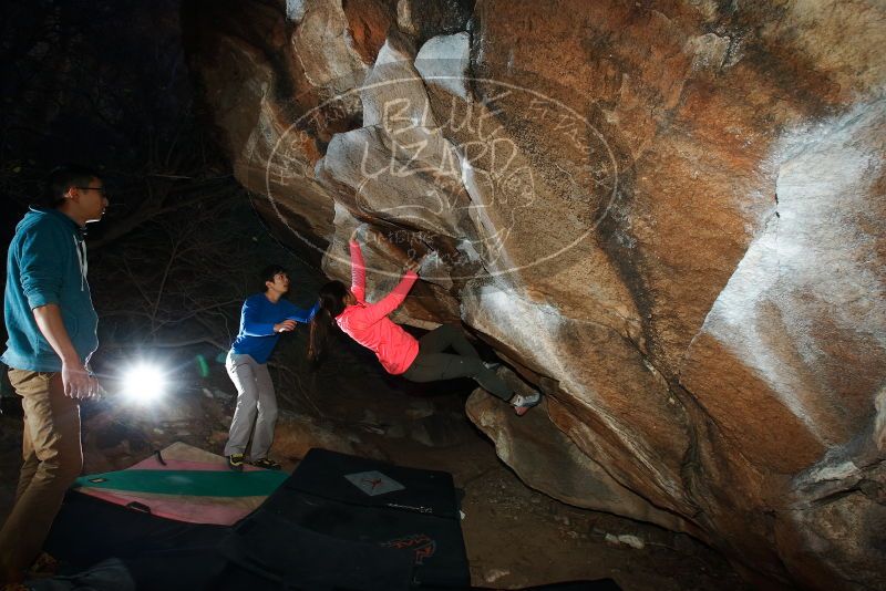 Bouldering in Hueco Tanks on 12/15/2019 with Blue Lizard Climbing and Yoga

Filename: SRM_20191215_1100500.jpg
Aperture: f/8.0
Shutter Speed: 1/250
Body: Canon EOS-1D Mark II
Lens: Canon EF 16-35mm f/2.8 L