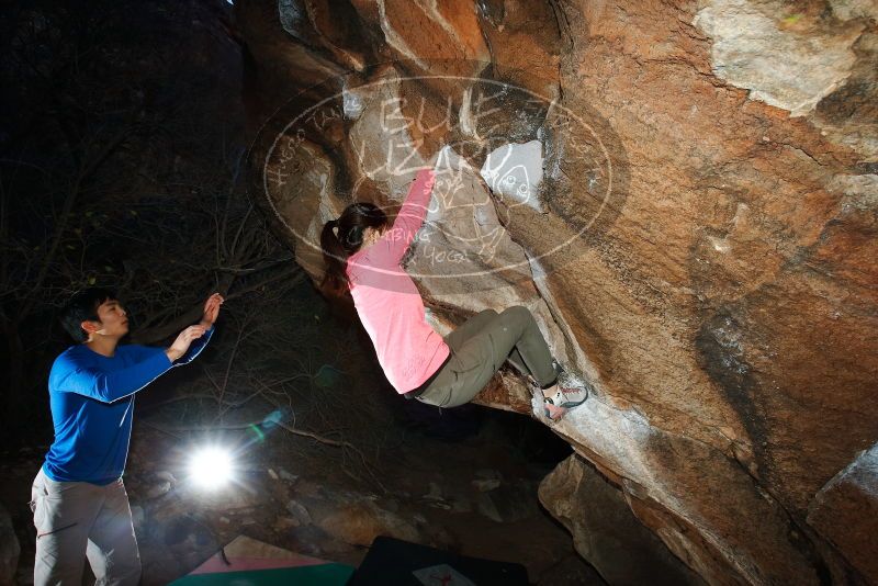 Bouldering in Hueco Tanks on 12/15/2019 with Blue Lizard Climbing and Yoga

Filename: SRM_20191215_1101240.jpg
Aperture: f/8.0
Shutter Speed: 1/250
Body: Canon EOS-1D Mark II
Lens: Canon EF 16-35mm f/2.8 L