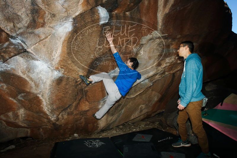 Bouldering in Hueco Tanks on 12/15/2019 with Blue Lizard Climbing and Yoga

Filename: SRM_20191215_1107500.jpg
Aperture: f/8.0
Shutter Speed: 1/250
Body: Canon EOS-1D Mark II
Lens: Canon EF 16-35mm f/2.8 L