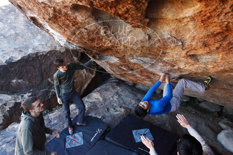 Bouldering in Hueco Tanks on 12/15/2019 with Blue Lizard Climbing and Yoga

Filename: SRM_20191215_1207060.jpg
Aperture: f/5.0
Shutter Speed: 1/250
Body: Canon EOS-1D Mark II
Lens: Canon EF 16-35mm f/2.8 L