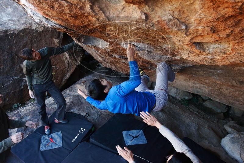 Bouldering in Hueco Tanks on 12/15/2019 with Blue Lizard Climbing and Yoga

Filename: SRM_20191215_1207130.jpg
Aperture: f/5.0
Shutter Speed: 1/250
Body: Canon EOS-1D Mark II
Lens: Canon EF 16-35mm f/2.8 L