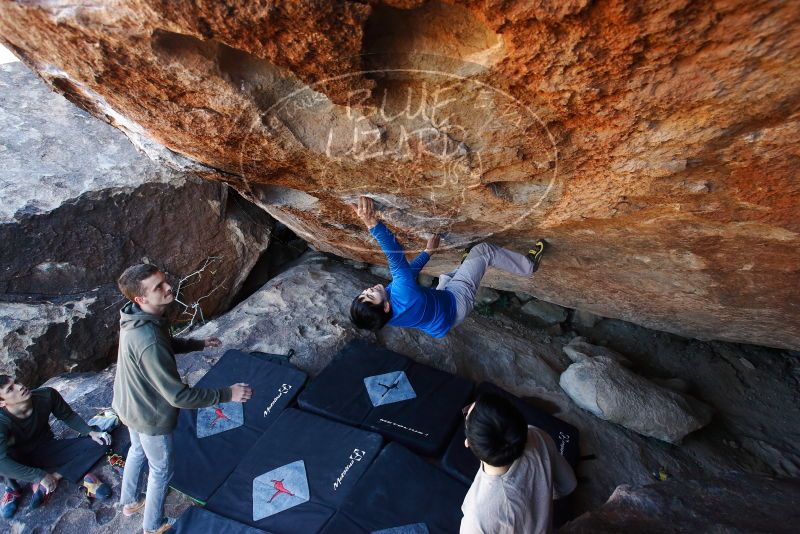 Bouldering in Hueco Tanks on 12/15/2019 with Blue Lizard Climbing and Yoga

Filename: SRM_20191215_1209020.jpg
Aperture: f/5.0
Shutter Speed: 1/250
Body: Canon EOS-1D Mark II
Lens: Canon EF 16-35mm f/2.8 L