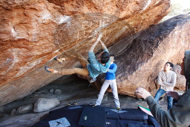 Bouldering in Hueco Tanks on 12/15/2019 with Blue Lizard Climbing and Yoga

Filename: SRM_20191215_1218070.jpg
Aperture: f/4.5
Shutter Speed: 1/250
Body: Canon EOS-1D Mark II
Lens: Canon EF 16-35mm f/2.8 L