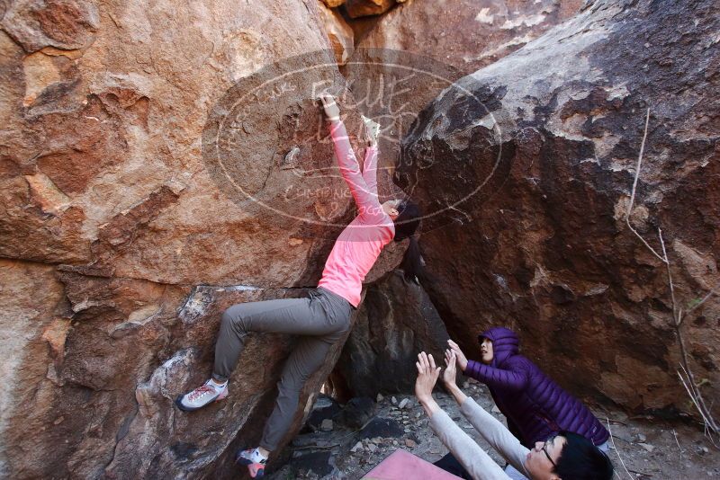 Bouldering in Hueco Tanks on 12/15/2019 with Blue Lizard Climbing and Yoga

Filename: SRM_20191215_1222210.jpg
Aperture: f/5.0
Shutter Speed: 1/200
Body: Canon EOS-1D Mark II
Lens: Canon EF 16-35mm f/2.8 L