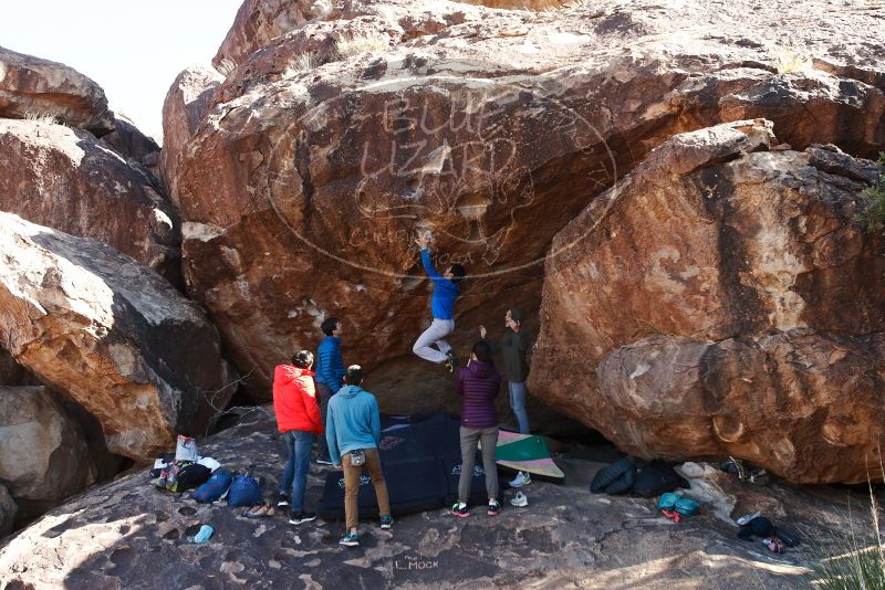 Bouldering in Hueco Tanks on 12/15/2019 with Blue Lizard Climbing and Yoga

Filename: SRM_20191215_1231530.jpg
Aperture: f/6.3
Shutter Speed: 1/320
Body: Canon EOS-1D Mark II
Lens: Canon EF 16-35mm f/2.8 L