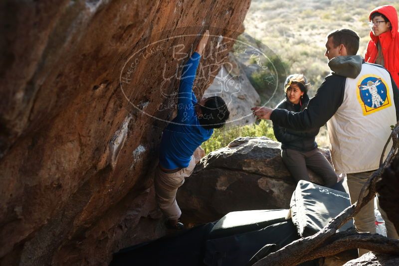 Bouldering in Hueco Tanks on 12/15/2019 with Blue Lizard Climbing and Yoga

Filename: SRM_20191215_1704591.jpg
Aperture: f/4.0
Shutter Speed: 1/250
Body: Canon EOS-1D Mark II
Lens: Canon EF 50mm f/1.8 II