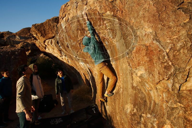 Bouldering in Hueco Tanks on 12/15/2019 with Blue Lizard Climbing and Yoga

Filename: SRM_20191215_1736350.jpg
Aperture: f/8.0
Shutter Speed: 1/250
Body: Canon EOS-1D Mark II
Lens: Canon EF 16-35mm f/2.8 L