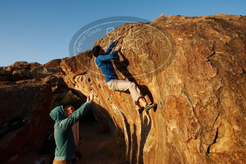 Bouldering in Hueco Tanks on 12/15/2019 with Blue Lizard Climbing and Yoga

Filename: SRM_20191215_1743540.jpg
Aperture: f/6.3
Shutter Speed: 1/250
Body: Canon EOS-1D Mark II
Lens: Canon EF 16-35mm f/2.8 L