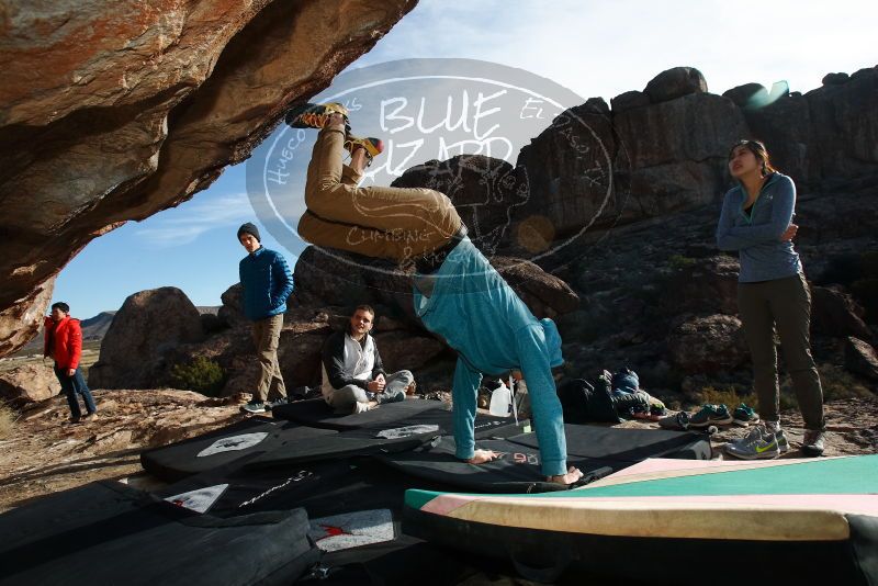 Bouldering in Hueco Tanks on 12/16/2019 with Blue Lizard Climbing and Yoga

Filename: SRM_20191216_1036280.jpg
Aperture: f/8.0
Shutter Speed: 1/250
Body: Canon EOS-1D Mark II
Lens: Canon EF 16-35mm f/2.8 L