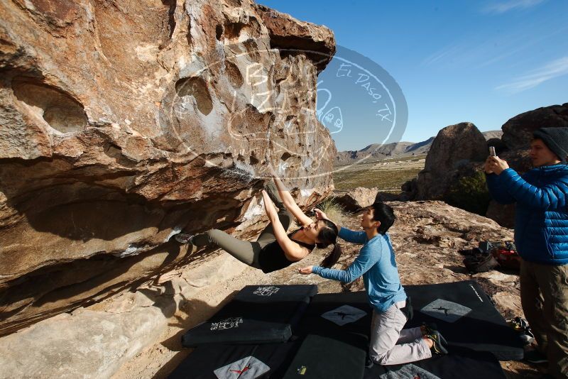 Bouldering in Hueco Tanks on 12/16/2019 with Blue Lizard Climbing and Yoga

Filename: SRM_20191216_1039540.jpg
Aperture: f/8.0
Shutter Speed: 1/250
Body: Canon EOS-1D Mark II
Lens: Canon EF 16-35mm f/2.8 L