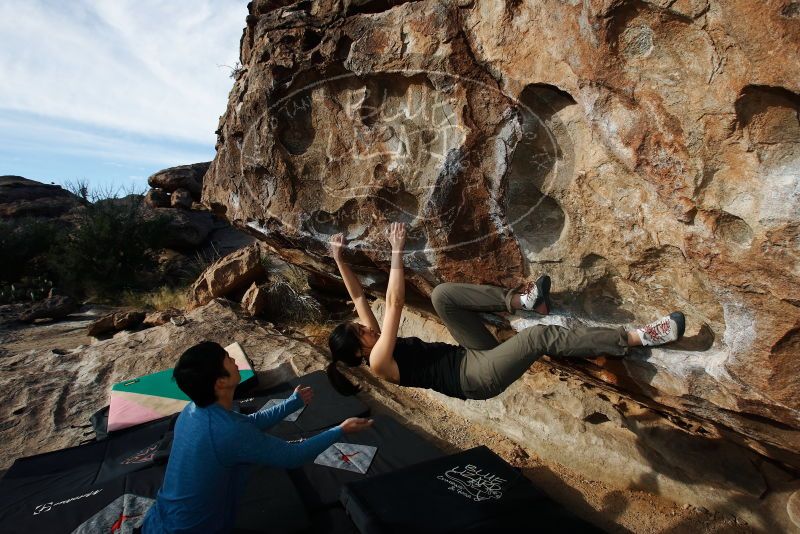 Bouldering in Hueco Tanks on 12/16/2019 with Blue Lizard Climbing and Yoga

Filename: SRM_20191216_1042210.jpg
Aperture: f/8.0
Shutter Speed: 1/250
Body: Canon EOS-1D Mark II
Lens: Canon EF 16-35mm f/2.8 L
