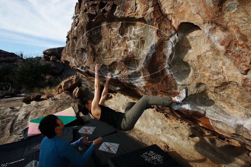 Bouldering in Hueco Tanks on 12/16/2019 with Blue Lizard Climbing and Yoga

Filename: SRM_20191216_1042270.jpg
Aperture: f/8.0
Shutter Speed: 1/250
Body: Canon EOS-1D Mark II
Lens: Canon EF 16-35mm f/2.8 L