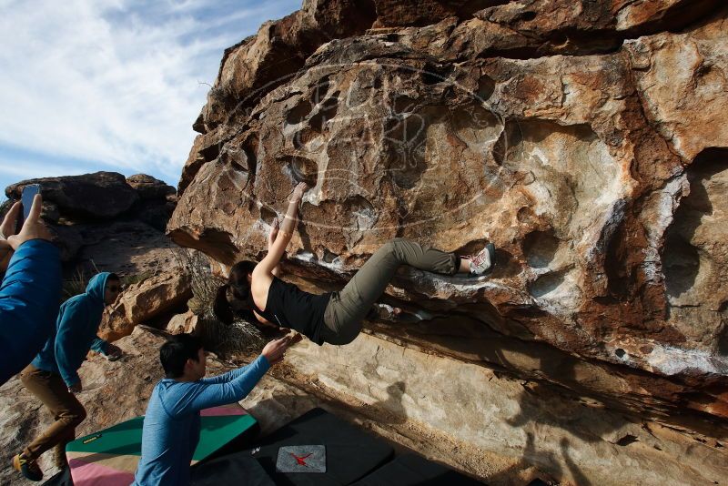 Bouldering in Hueco Tanks on 12/16/2019 with Blue Lizard Climbing and Yoga

Filename: SRM_20191216_1043020.jpg
Aperture: f/8.0
Shutter Speed: 1/250
Body: Canon EOS-1D Mark II
Lens: Canon EF 16-35mm f/2.8 L