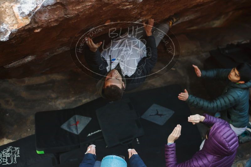 Bouldering in Hueco Tanks on 12/16/2019 with Blue Lizard Climbing and Yoga

Filename: SRM_20191216_1146510.jpg
Aperture: f/3.2
Shutter Speed: 1/250
Body: Canon EOS-1D Mark II
Lens: Canon EF 50mm f/1.8 II