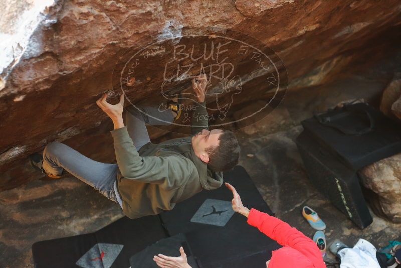 Bouldering in Hueco Tanks on 12/16/2019 with Blue Lizard Climbing and Yoga

Filename: SRM_20191216_1203240.jpg
Aperture: f/3.2
Shutter Speed: 1/250
Body: Canon EOS-1D Mark II
Lens: Canon EF 50mm f/1.8 II