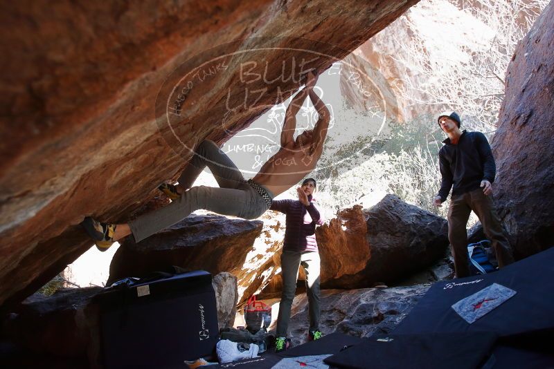 Bouldering in Hueco Tanks on 12/16/2019 with Blue Lizard Climbing and Yoga

Filename: SRM_20191216_1253260.jpg
Aperture: f/4.0
Shutter Speed: 1/250
Body: Canon EOS-1D Mark II
Lens: Canon EF 16-35mm f/2.8 L