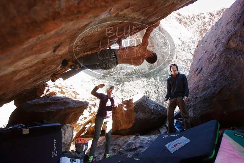 Bouldering in Hueco Tanks on 12/16/2019 with Blue Lizard Climbing and Yoga

Filename: SRM_20191216_1253290.jpg
Aperture: f/4.0
Shutter Speed: 1/250
Body: Canon EOS-1D Mark II
Lens: Canon EF 16-35mm f/2.8 L
