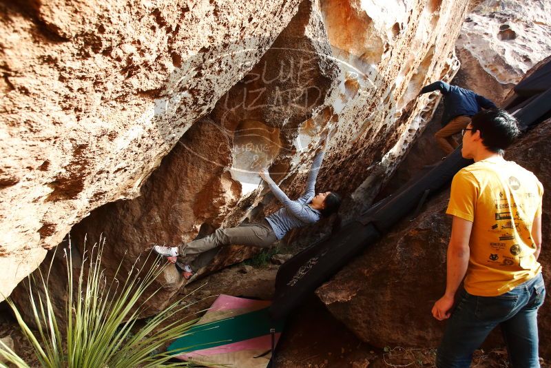 Bouldering in Hueco Tanks on 12/16/2019 with Blue Lizard Climbing and Yoga

Filename: SRM_20191216_1616530.jpg
Aperture: f/4.5
Shutter Speed: 1/320
Body: Canon EOS-1D Mark II
Lens: Canon EF 16-35mm f/2.8 L