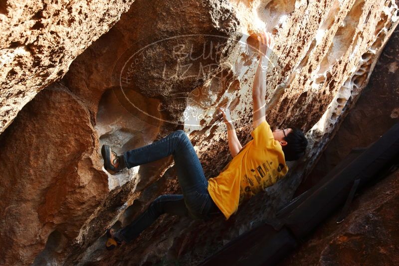 Bouldering in Hueco Tanks on 12/16/2019 with Blue Lizard Climbing and Yoga

Filename: SRM_20191216_1624440.jpg
Aperture: f/5.6
Shutter Speed: 1/250
Body: Canon EOS-1D Mark II
Lens: Canon EF 16-35mm f/2.8 L