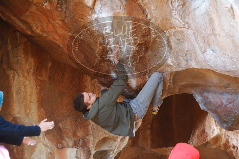 Bouldering in Hueco Tanks on 12/16/2019 with Blue Lizard Climbing and Yoga

Filename: SRM_20191216_1658420.jpg
Aperture: f/2.5
Shutter Speed: 1/250
Body: Canon EOS-1D Mark II
Lens: Canon EF 50mm f/1.8 II