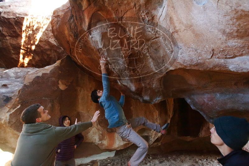 Bouldering in Hueco Tanks on 12/16/2019 with Blue Lizard Climbing and Yoga

Filename: SRM_20191216_1720411.jpg
Aperture: f/4.0
Shutter Speed: 1/250
Body: Canon EOS-1D Mark II
Lens: Canon EF 16-35mm f/2.8 L