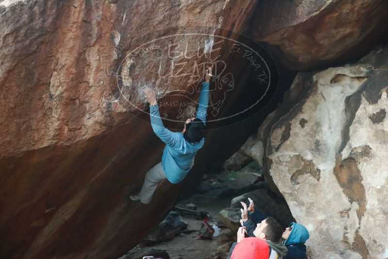 Bouldering in Hueco Tanks on 12/16/2019 with Blue Lizard Climbing and Yoga

Filename: SRM_20191216_1804020.jpg
Aperture: f/2.5
Shutter Speed: 1/250
Body: Canon EOS-1D Mark II
Lens: Canon EF 50mm f/1.8 II