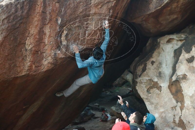 Bouldering in Hueco Tanks on 12/16/2019 with Blue Lizard Climbing and Yoga

Filename: SRM_20191216_1804060.jpg
Aperture: f/2.8
Shutter Speed: 1/250
Body: Canon EOS-1D Mark II
Lens: Canon EF 50mm f/1.8 II